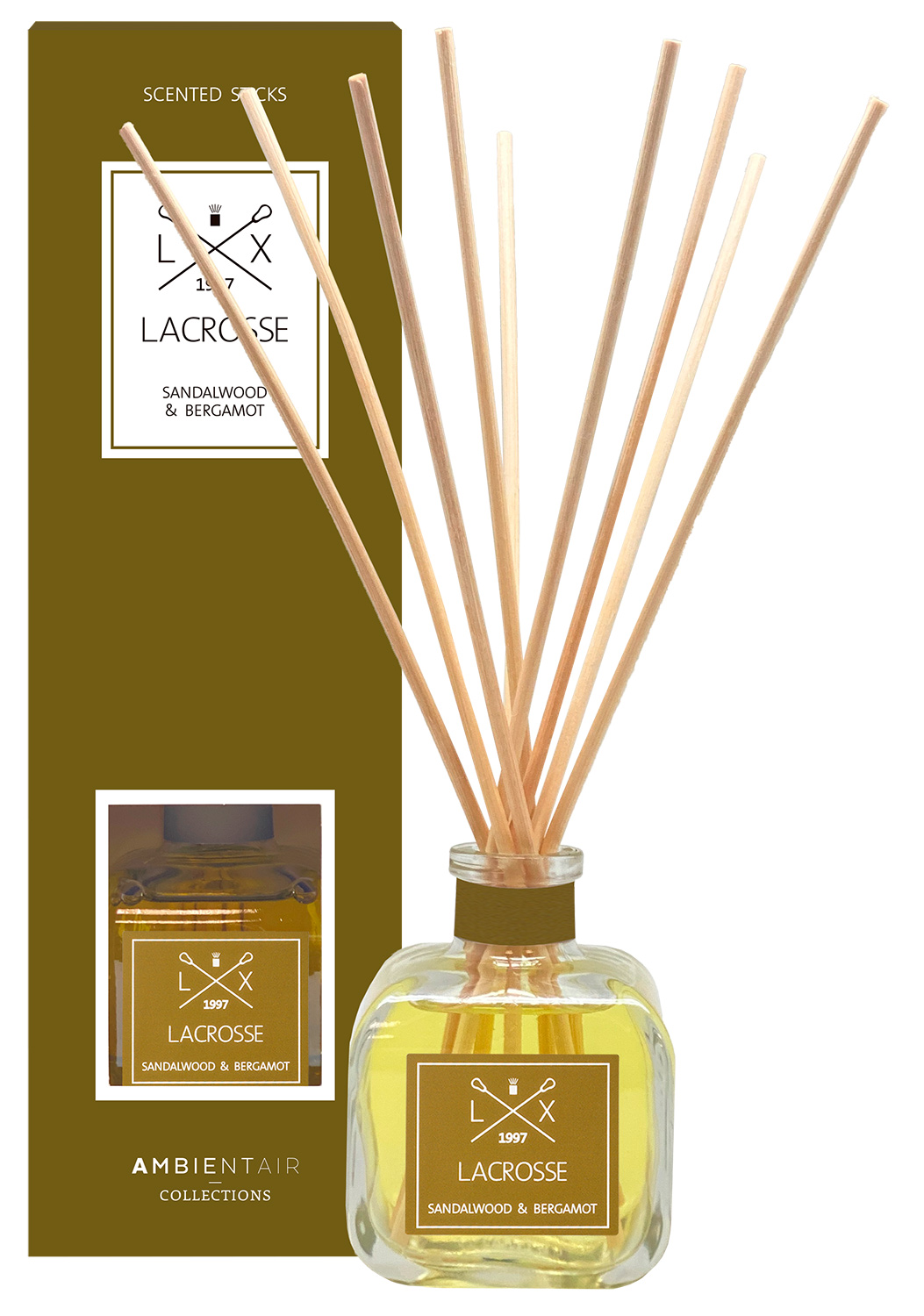 Lacrosse Sandalwood & Bergamot dyfuzor zapachowy 200 ml (9 patyczków) ZMK200SBLC - Wysyłka w 24h