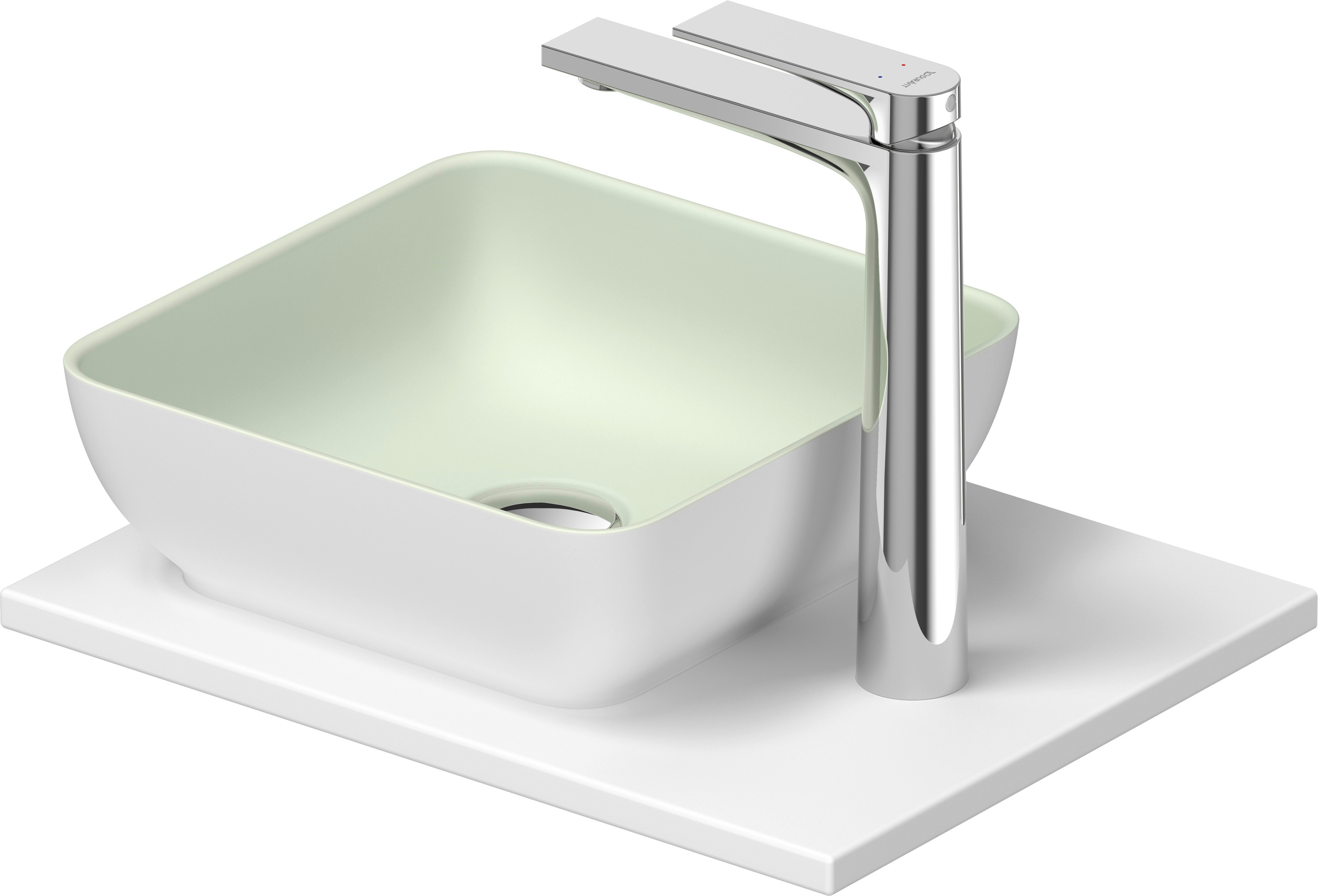Duravit Sivida umywalka z konsolą 41 cm białą 268023FG00