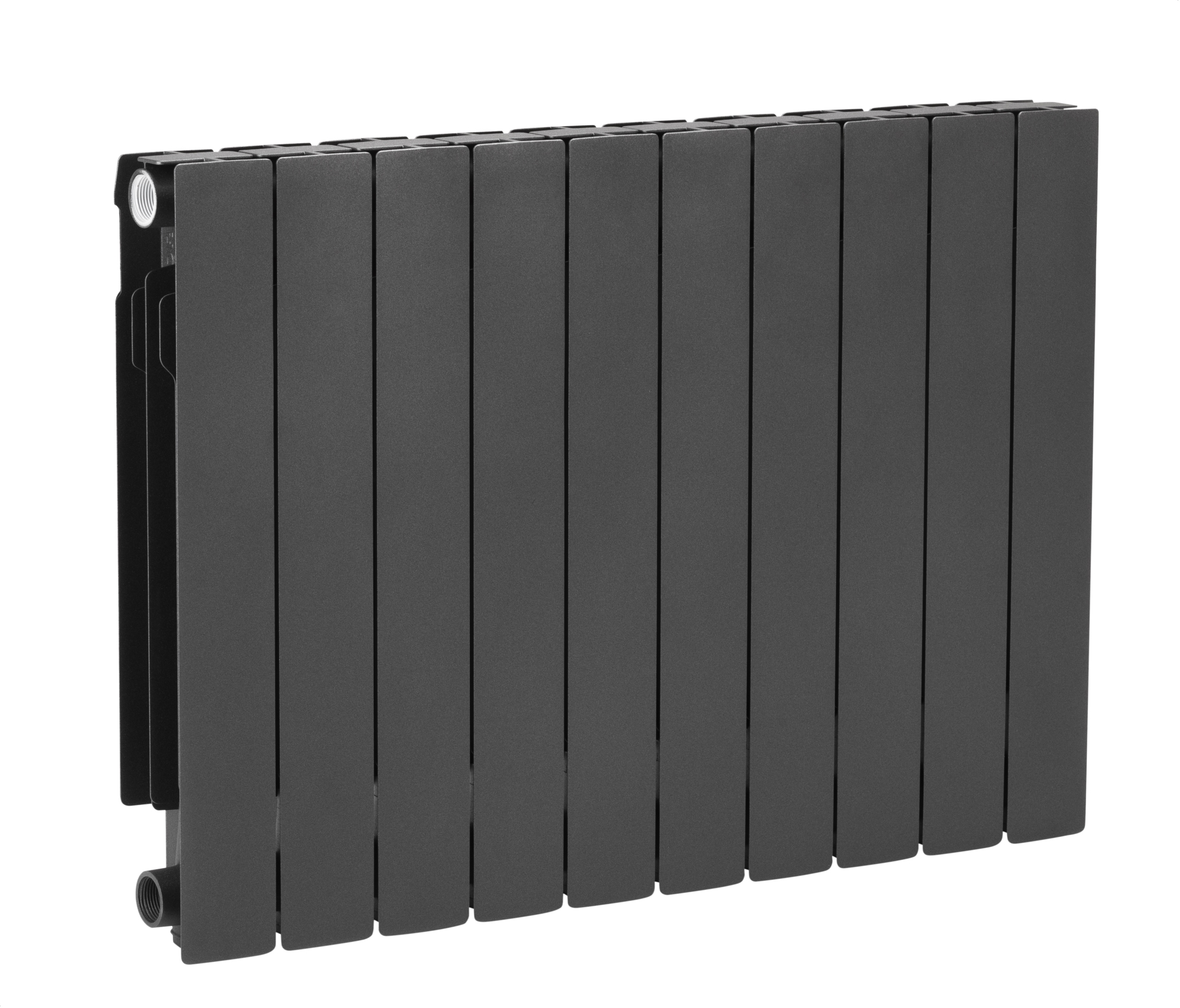 KFA Armatura ADR grzejnik pokojowy 67,2x80,5 cm podłączenie boczne grafitowy 764-100-61