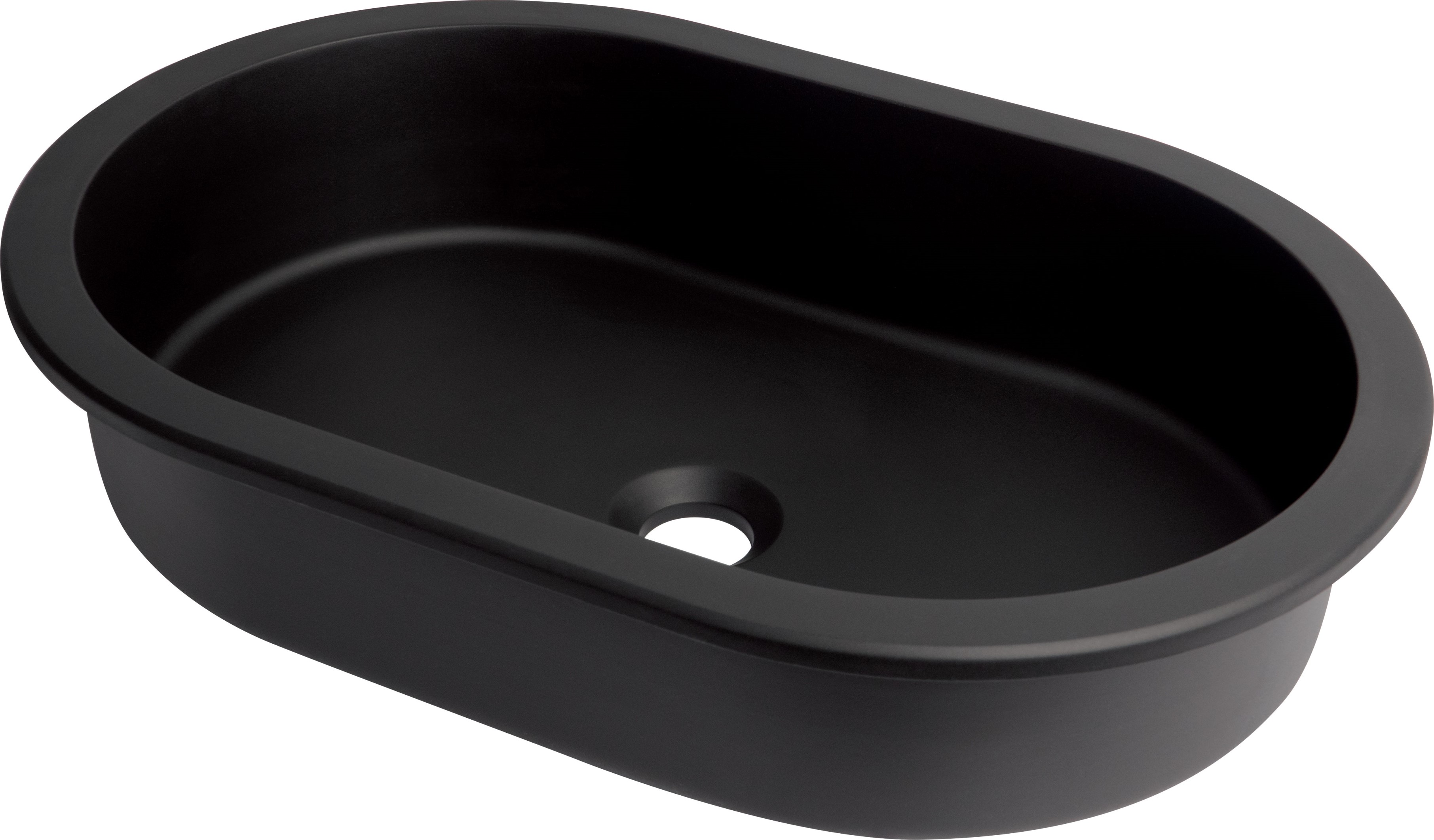 Deante Silia umywalka 58,8x39 cm owalna podblatowa czarna CQS_NU6U - Wysyłka w 24h