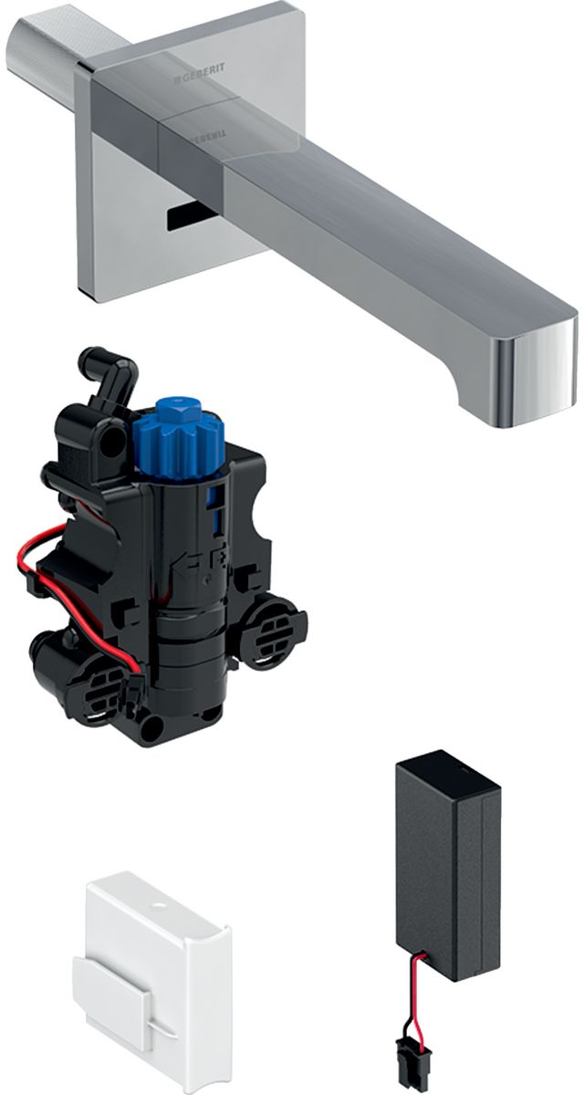 Geberit Brenta bateria umywalkowa podtynkowa termostatyczna elektroniczna chrom 116.278.21.1