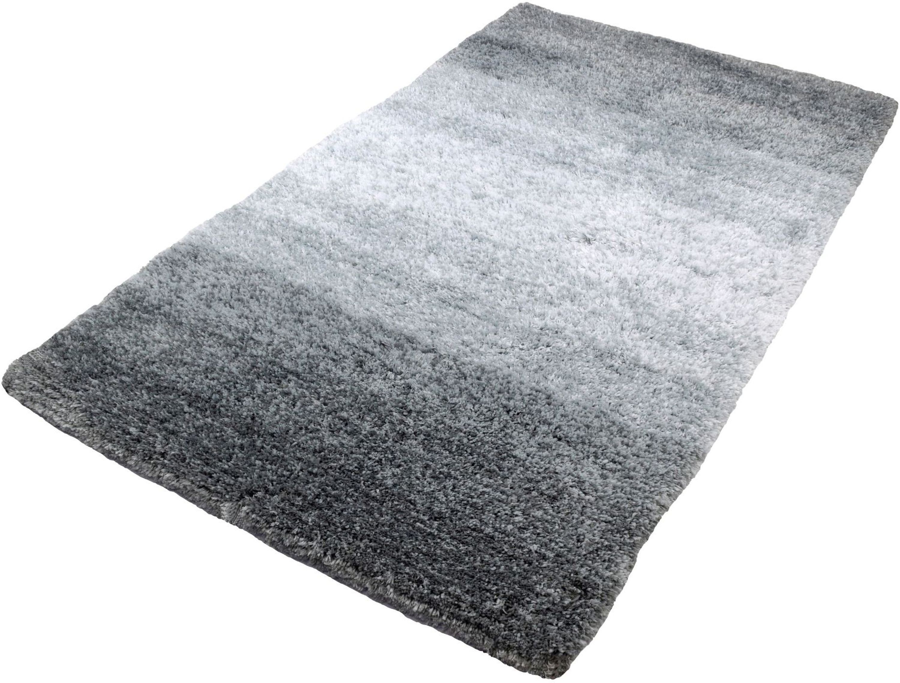 Kleine Wolke Oslo dywanik łazienkowy 120x70 cm prostokątny szary 4077977225