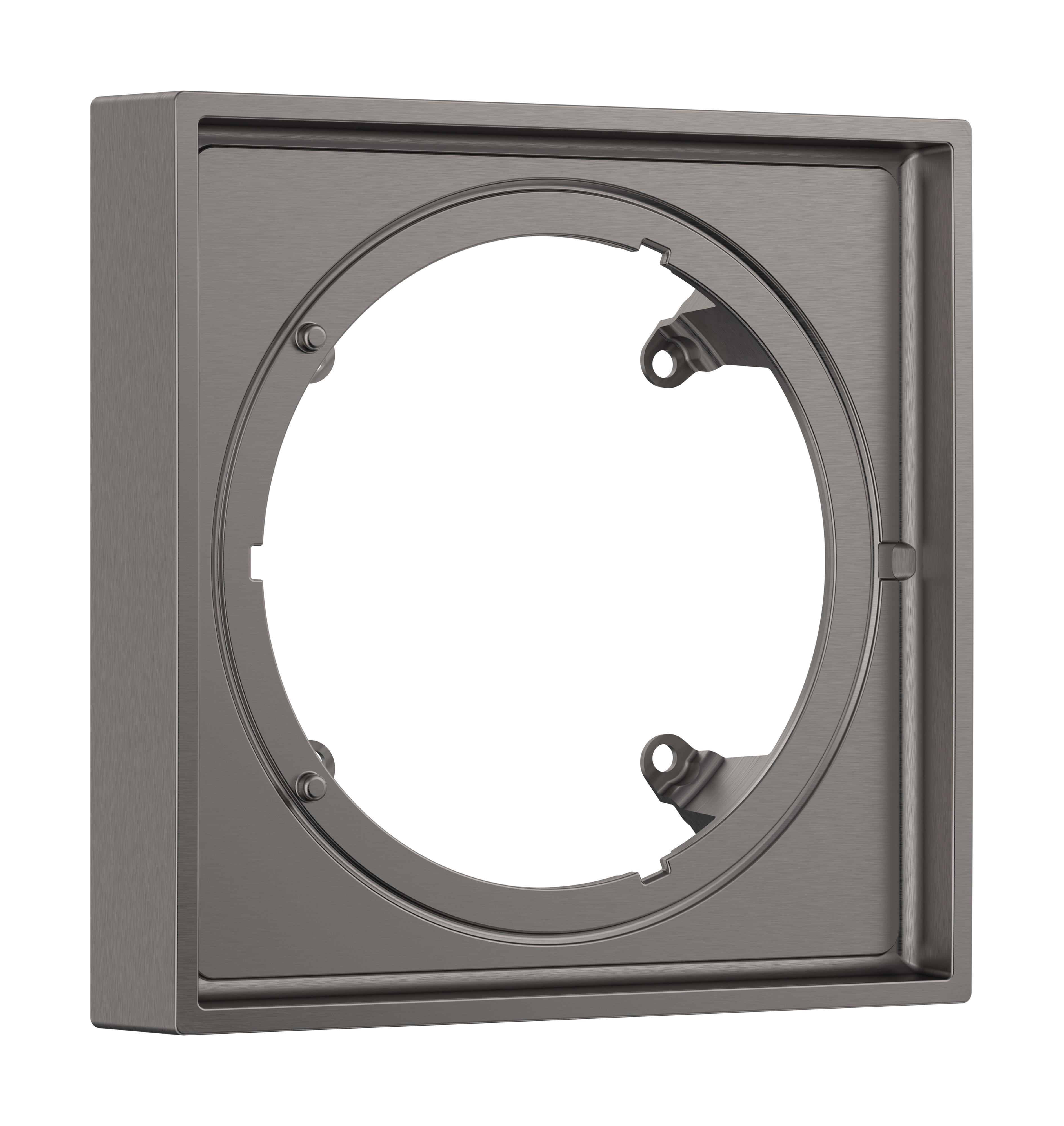 Hansgrohe ShowerSelect Comfort E rozeta przedłużająca czarny chrom szczotkowany 13617340