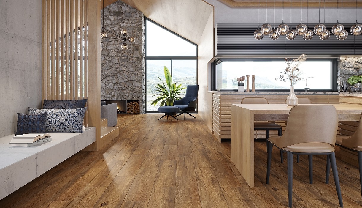 Opoczno Passion Oak Gptu 902 beige płytka ścienno-podłogowa 14,7x89 cm STR beżowy mat