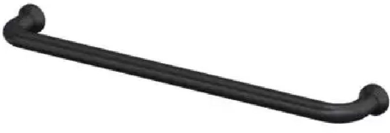 Oristo Geo uchwyt na ręczniki 21 cm czarny mat KI01-A-U-21-8-V3