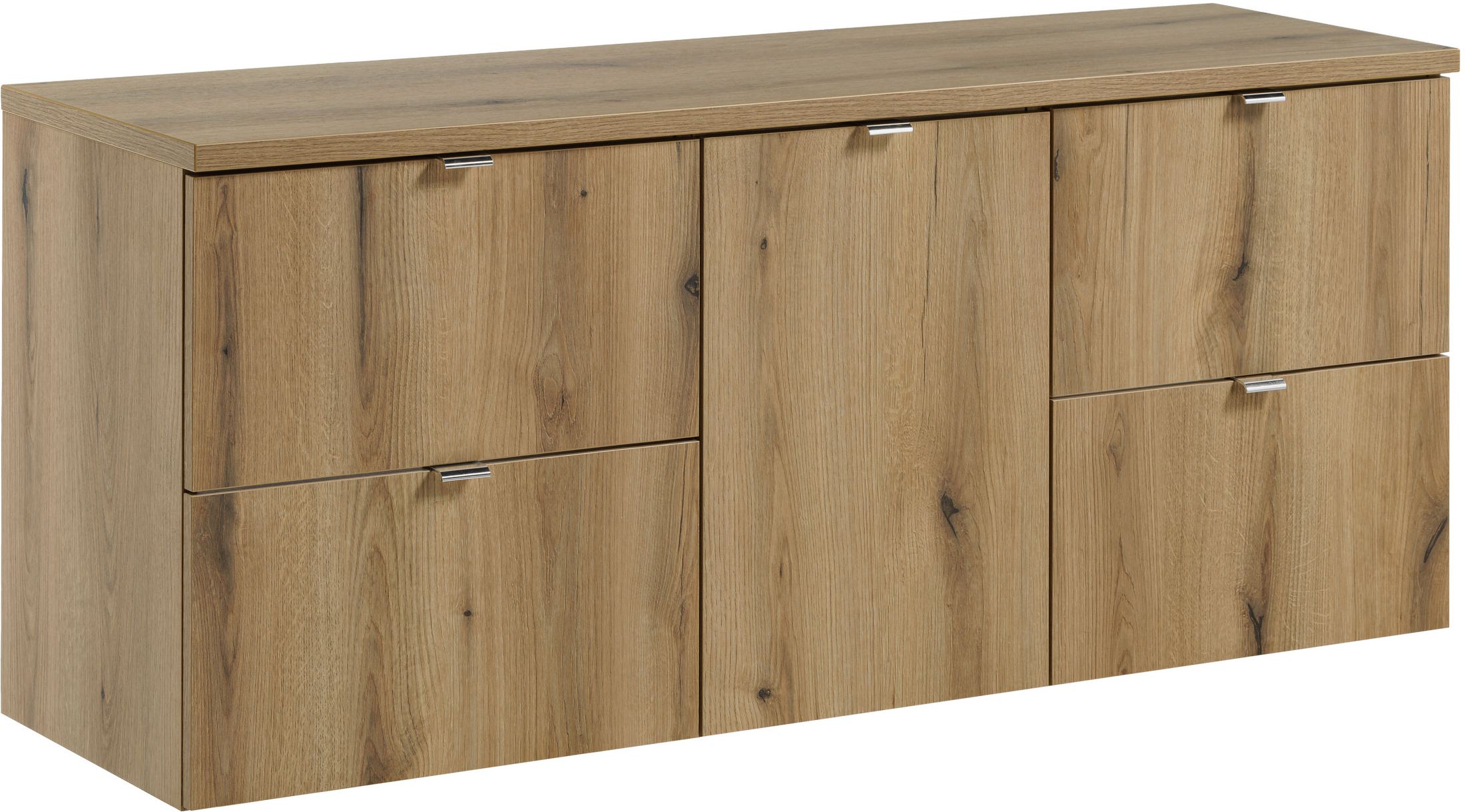 Zestaw meblowy Nova Oak szafka podumywalkowa 140 cm dąb z blatem SET-NOA B OAK 140CM S