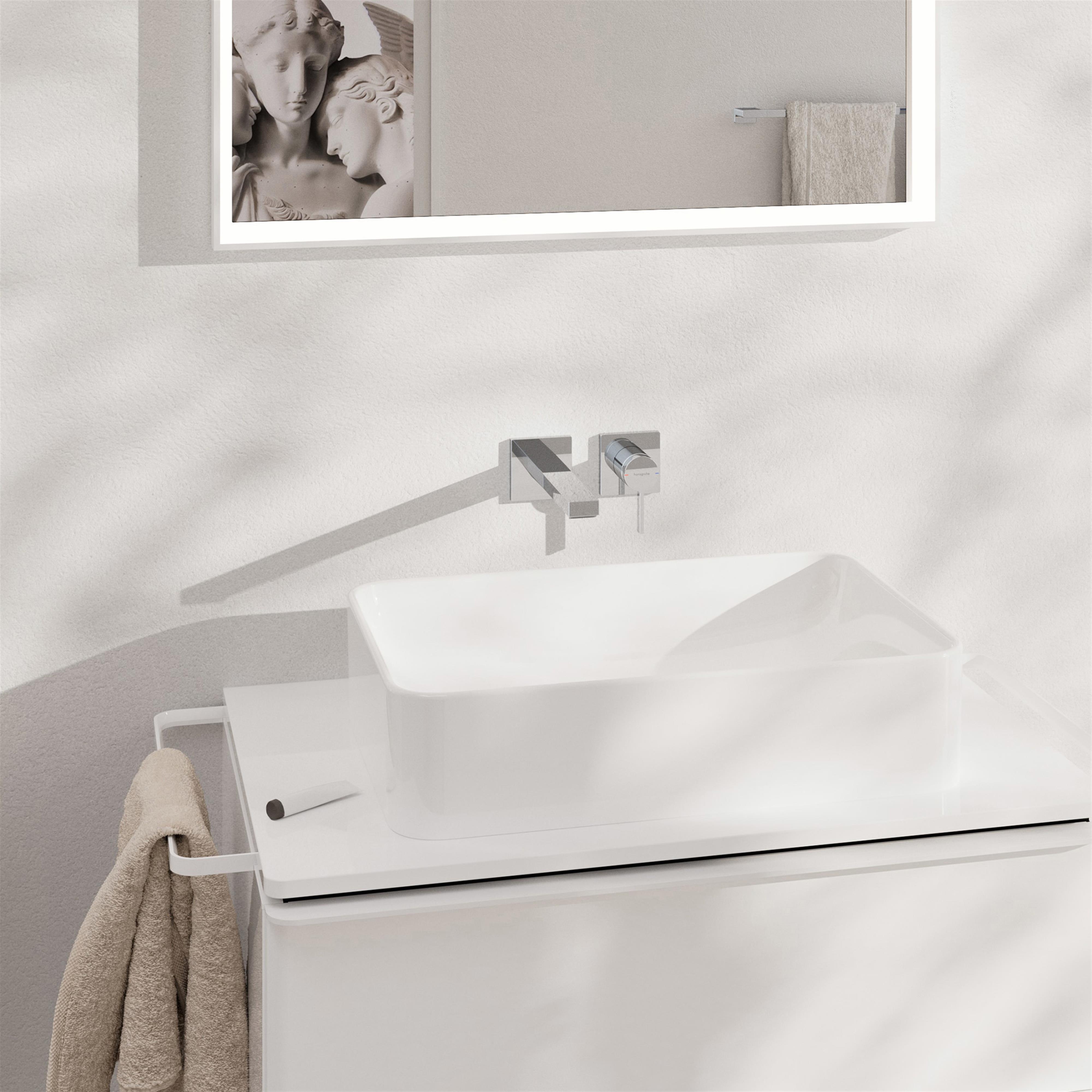 Hansgrohe Tecturis E bateria umywalkowa podtynkowa chrom 73051000