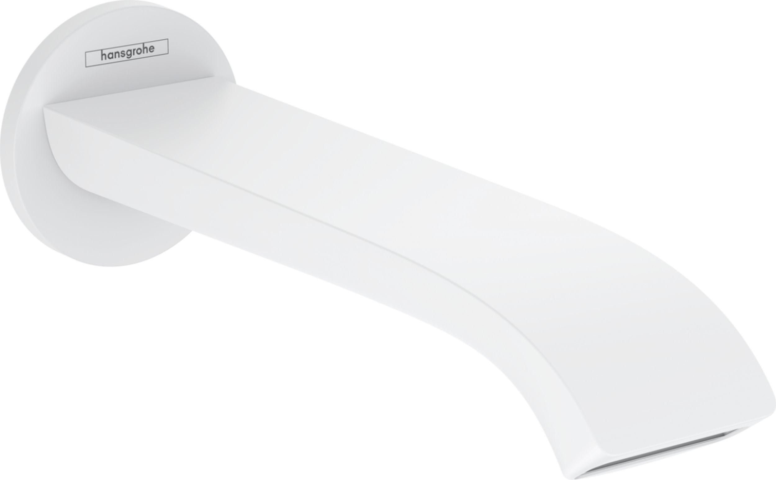 Hansgrohe Vivenis wylewka wannowa ścienna biały mat 75410700