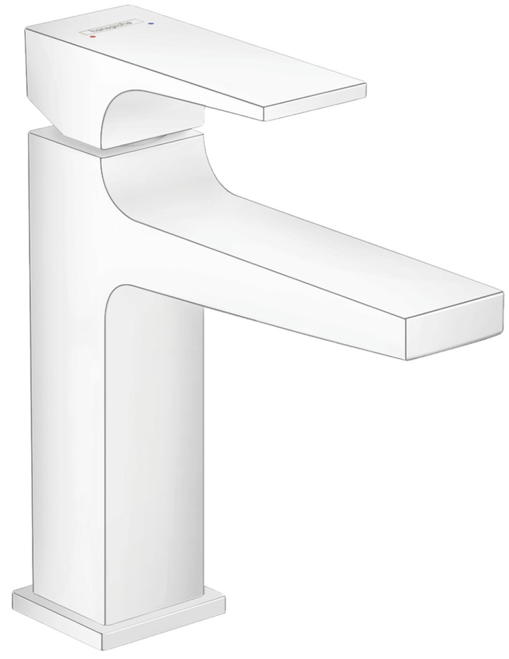 Hansgrohe Metropol bateria umywalkowa stojąca biały mat 32507700