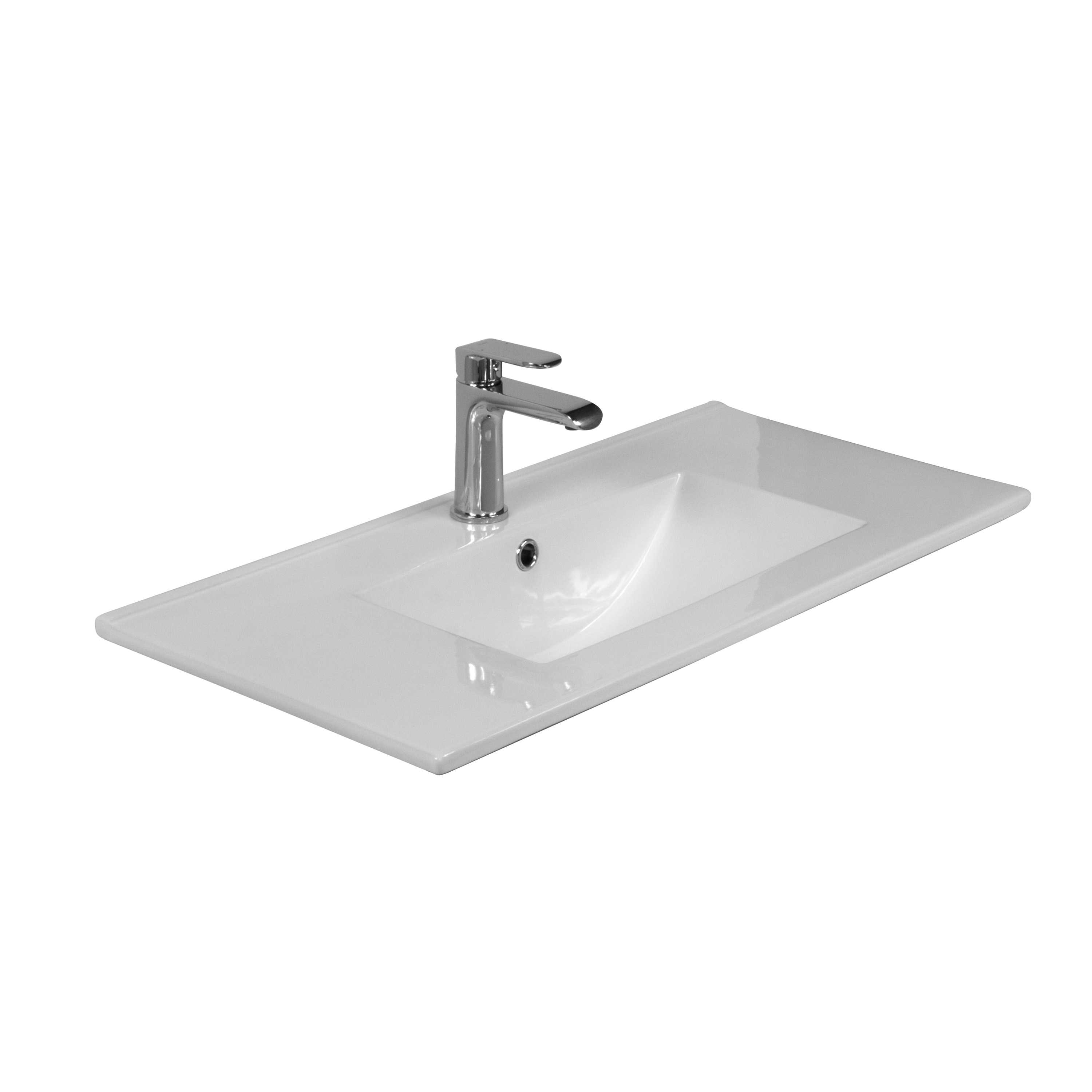 LaVita Floryda 80 umywalka 82x40,5 cm meblowa biały połysk - Wysyłka w 24h