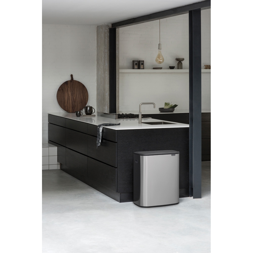 Brabantia Bo Touch Bin pojemnik na odpady 60 l do segregacji stal mat FPP 221422