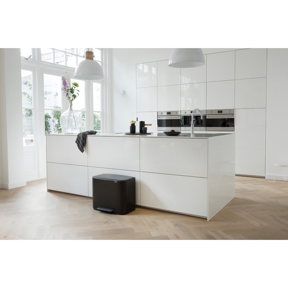 Brabantia Bo pojemnik na odpady 33 l do segregacji czarny mat 121104