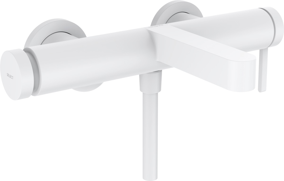 Hansgrohe Finoris bateria wannowo-prysznicowa ścienna biały mat 76420700 - Wysyłka w 24h