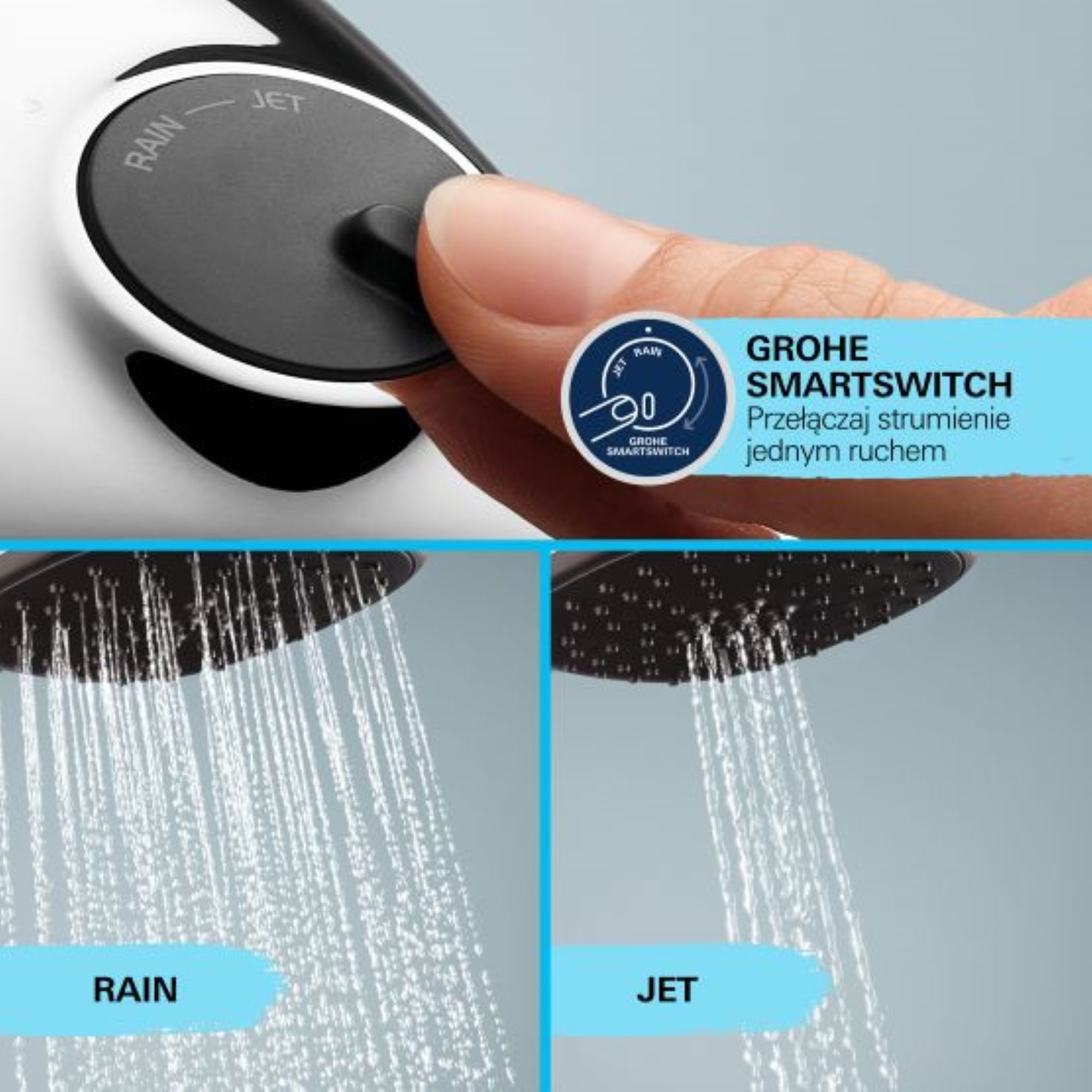 Grohe Vitalio Comfort 110 słuchawka prysznicowa chrom 2639710E - Wysyłka w 24h