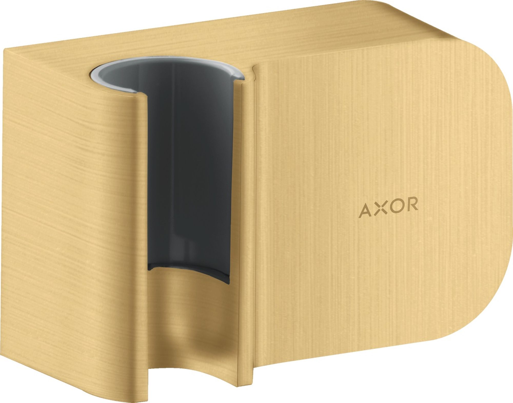 Axor One przyłącze kątowe z uchwytem Porter złoty optyczny szczotkowany 45723250