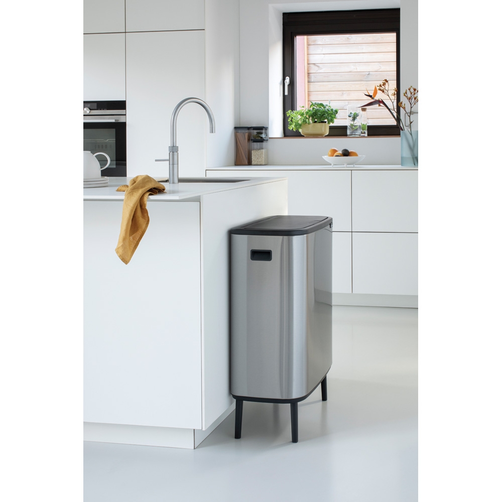 Brabantia Bo Touch Bin Hi pojemnik na odpady 60 l do segregacji stal mat FPP 130649