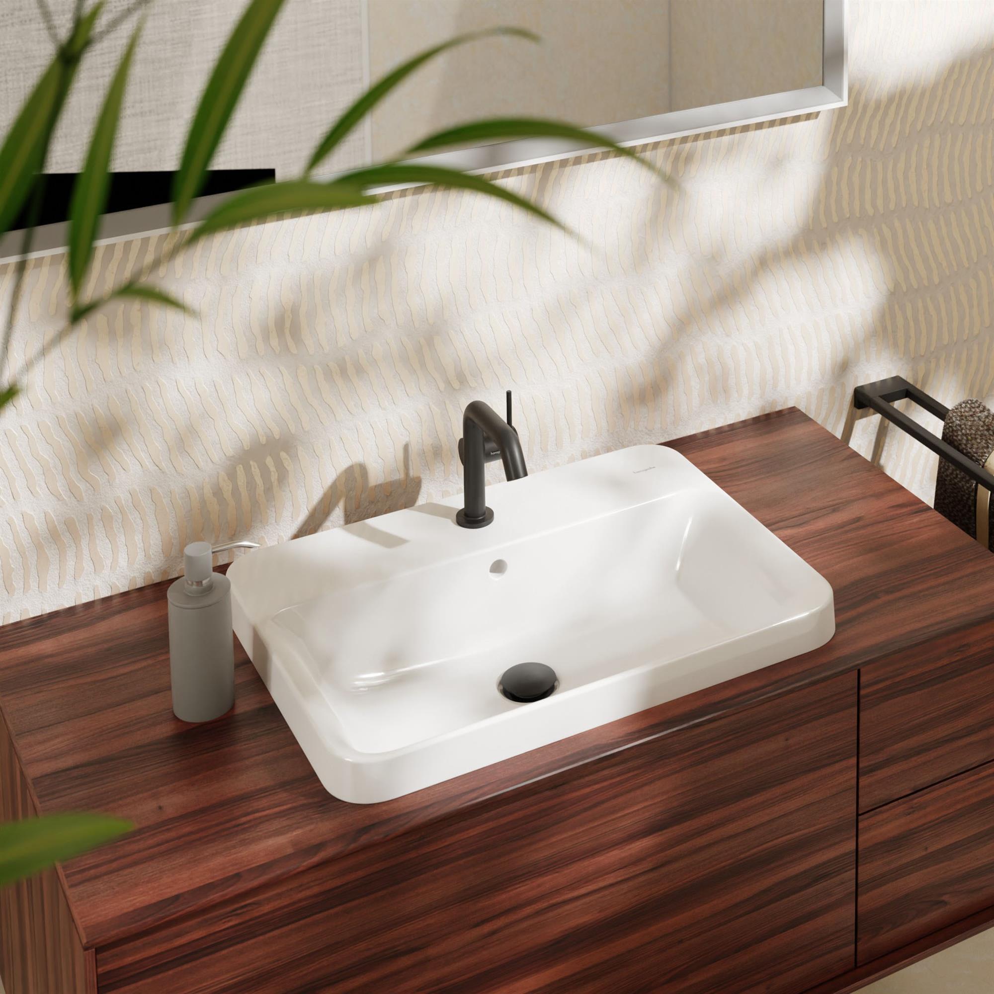 Hansgrohe Xuniva Q umywalka 55x45 cm wpuszczana w blat SmartClean biały 61068450