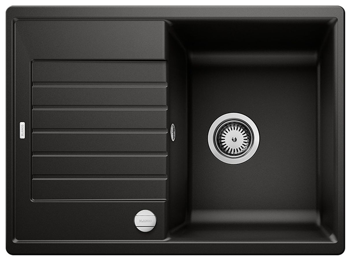 Blanco Zia 45 S Compact zlewozmywak 68x50 cm Silgranit czarny 526008