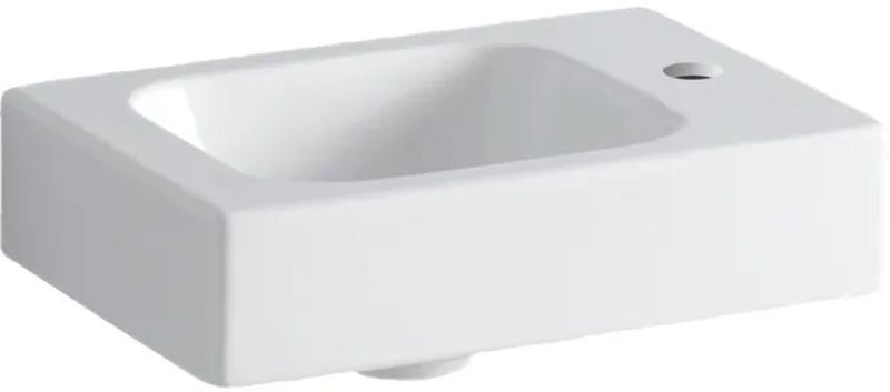 Geberit iCon umywalka 38x28 cm prostokątna KeraTect biała 124736600