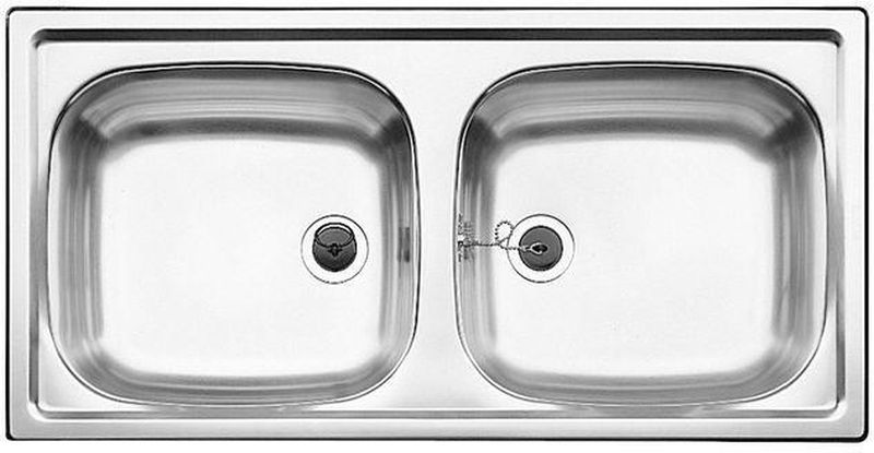 Blanco Top EZ 8x4 zlewozmywak stalowy 86x43,5 cm stal mat 500372