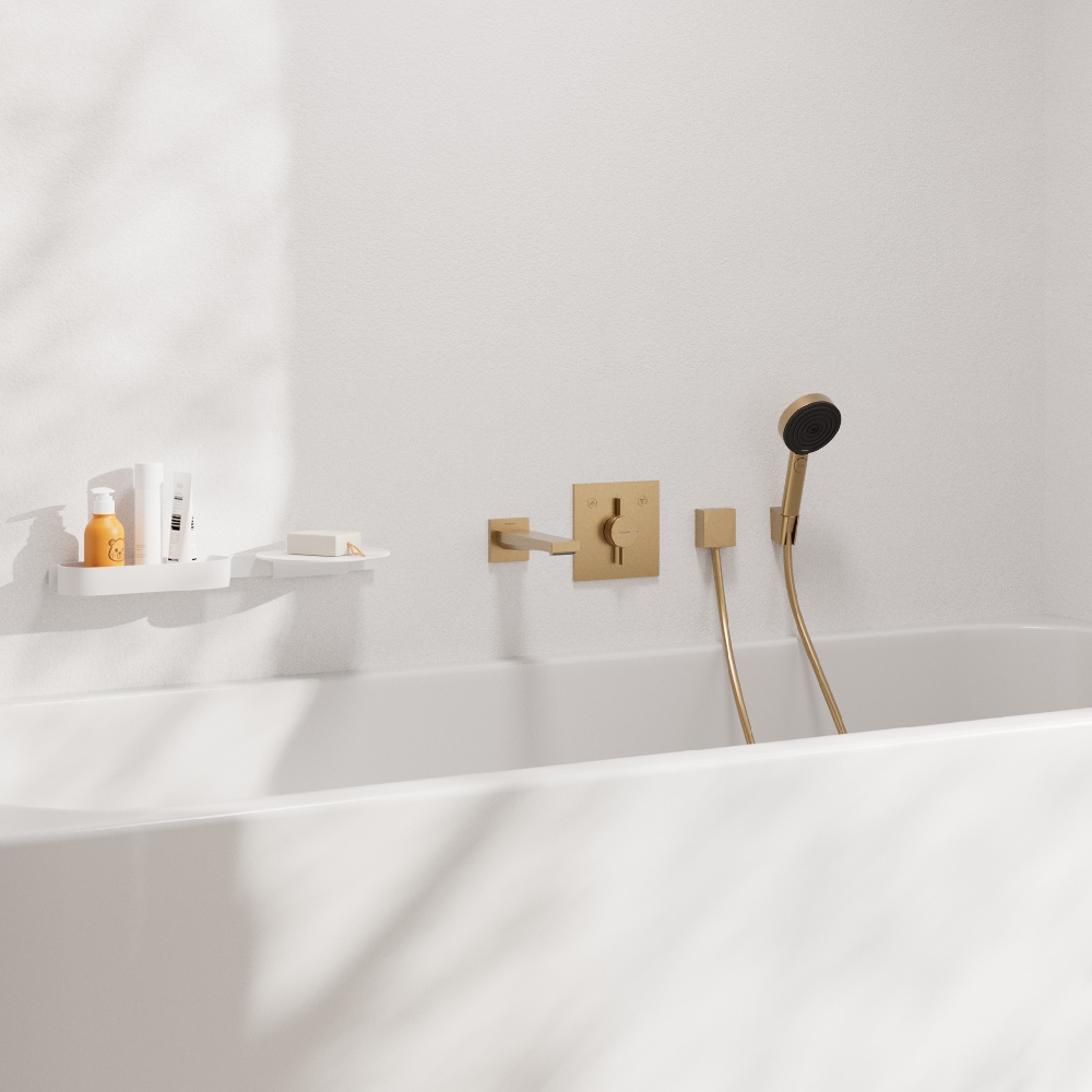 Hansgrohe Tecturis E wylewka wannowa brąz szczotkowany 73410140