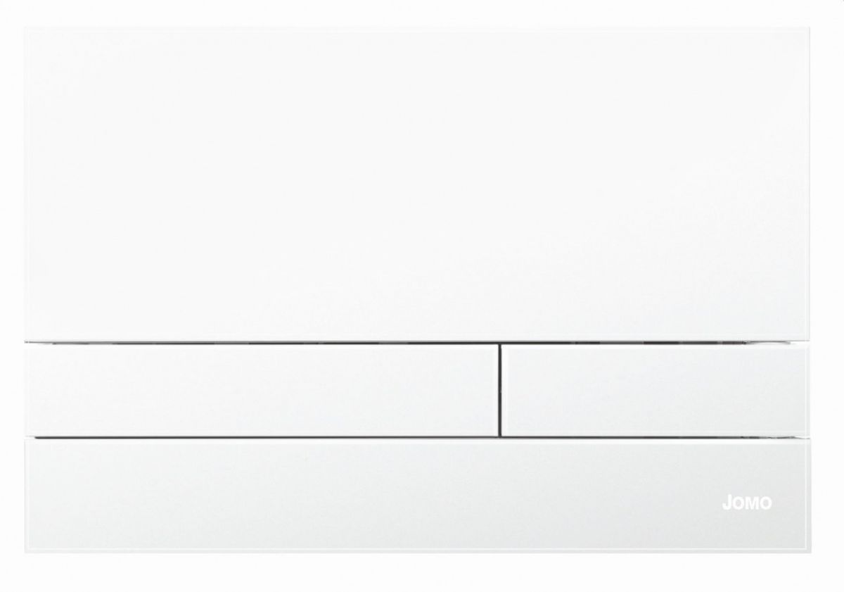 Werit Exclusive 2.1 przycisk spłukujący do WC szkło biały mat/ramka chrom błyszczący 102-000000258