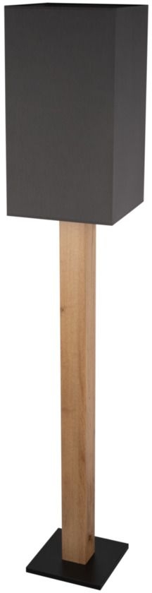Spot-Light Magnita lampa stojąca 1x60W czarny/dąb/antracyt 64519187