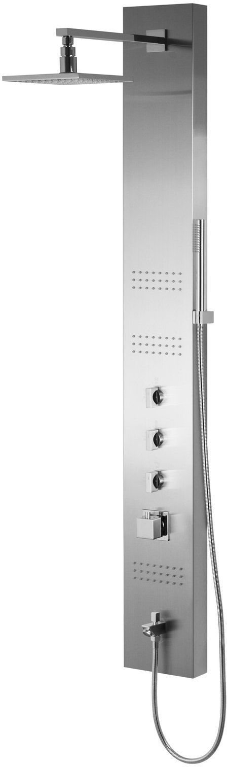 Corsan Neo panel prysznicowy ścienny termostatyczny LED chrom 649834