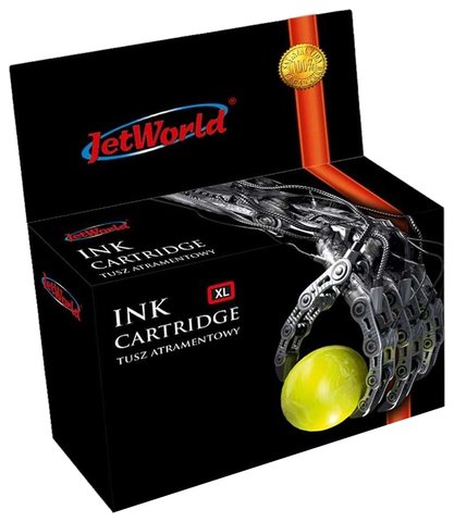 Zgodny tusz JetWorld Yellow Canon CLI 8Y z chipem zamiennik CLI8Y, 14