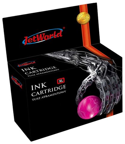 Zgodny tusz JetWorld Magenta Brother LC 123M (tusz z chipem) zamiennik LC123M, 15