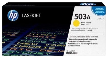Wyprzedaż Oryginał Zgodny toner HP 503A do Color LaserJet 3800 | 6 000 str. | yellow, pudełko otwarte