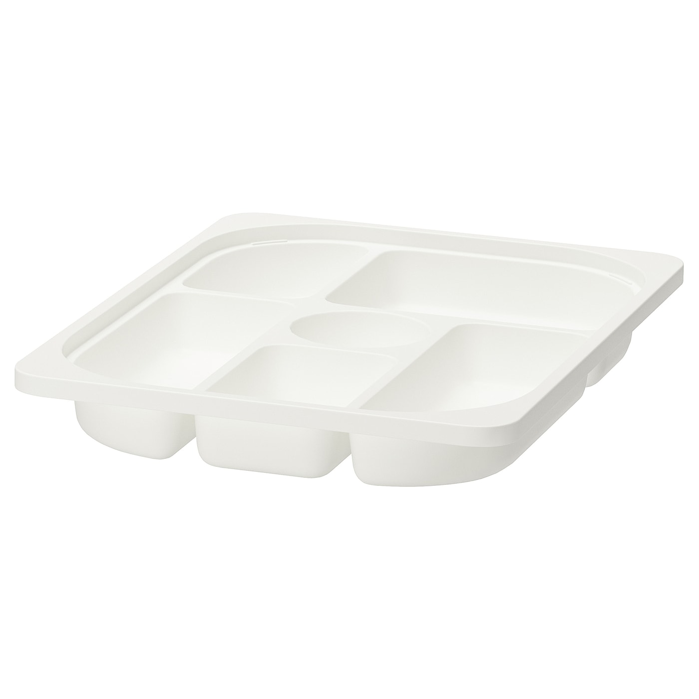 IKEA TROFAST taca z przegródkami, biały, 42x30x5 cm