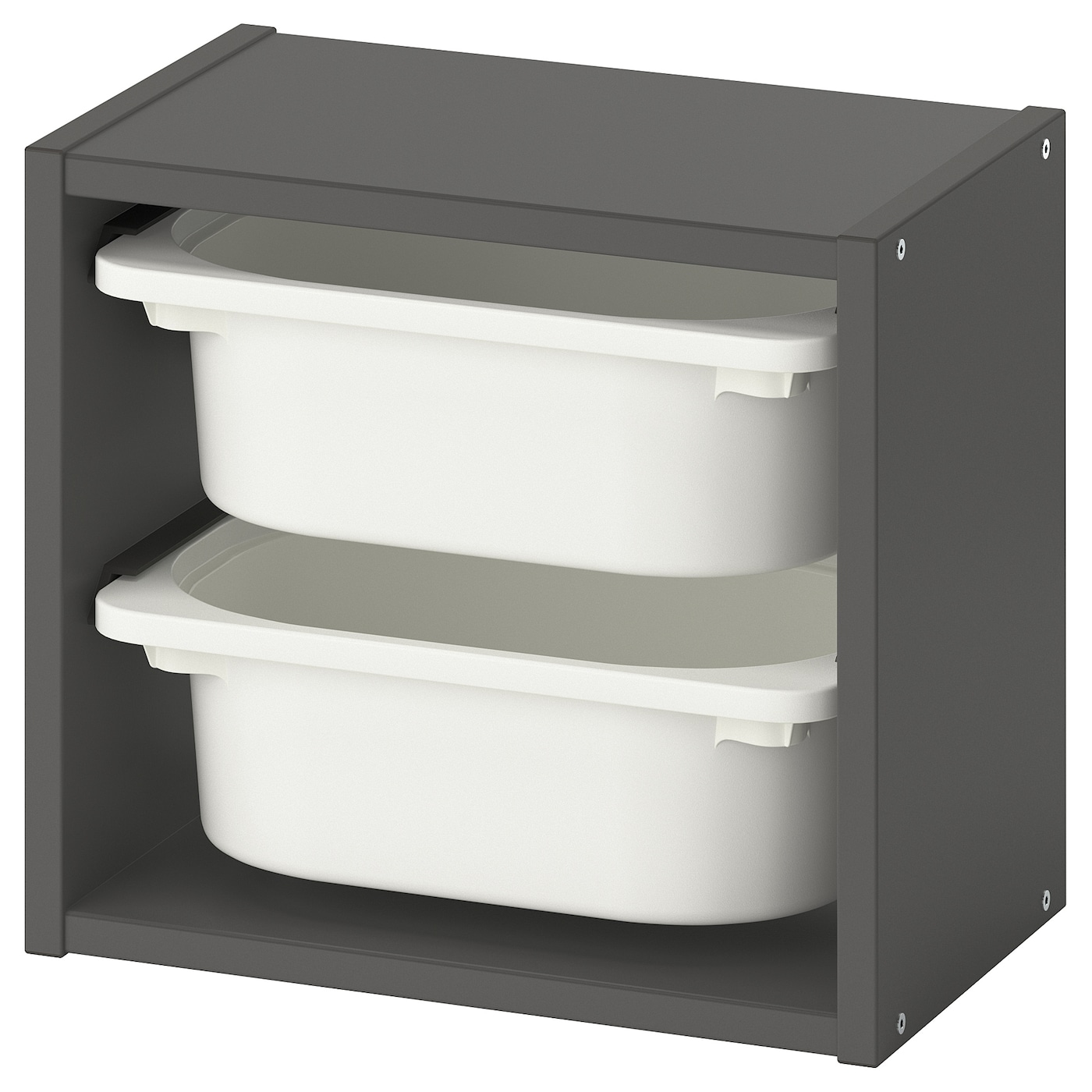 IKEA TROFAST szafka ścienna, szary/biały, 34x21x30 cm