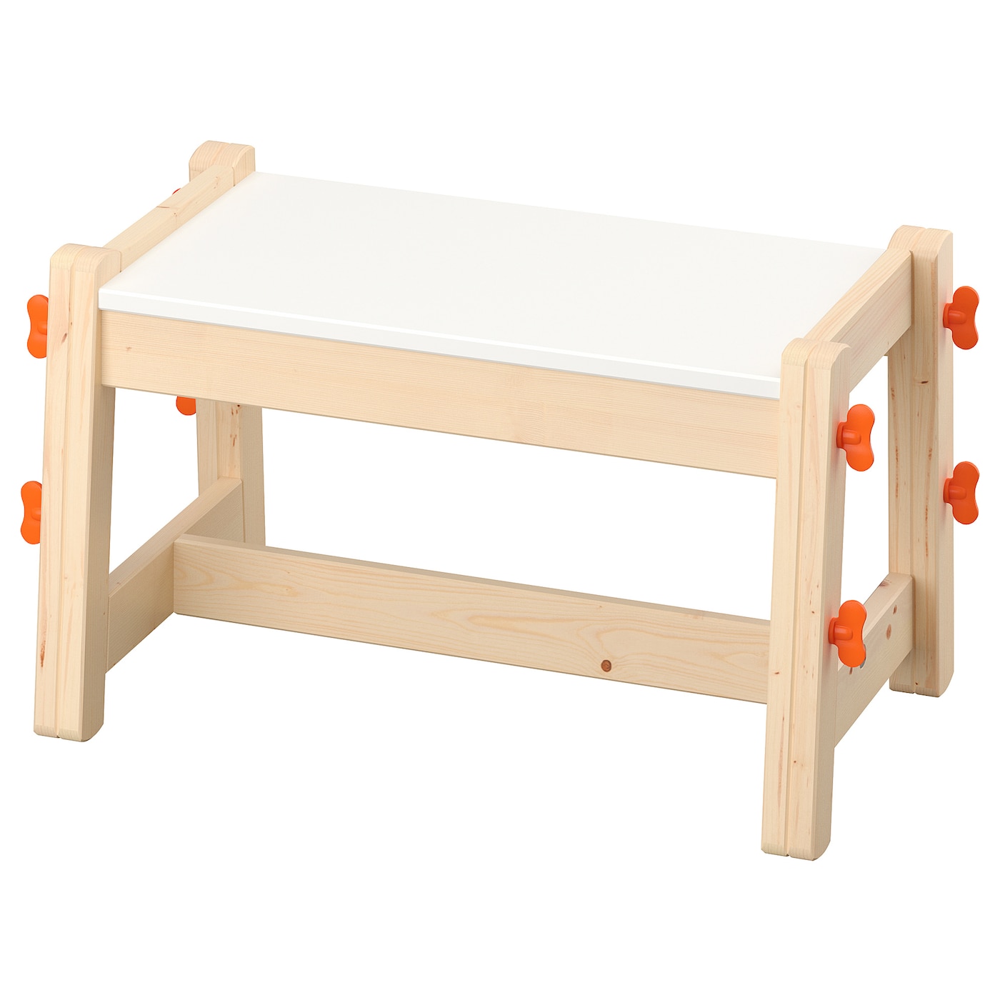 IKEA FLISAT ławka dziecięca, regulowane, Szerokość: 55 cm