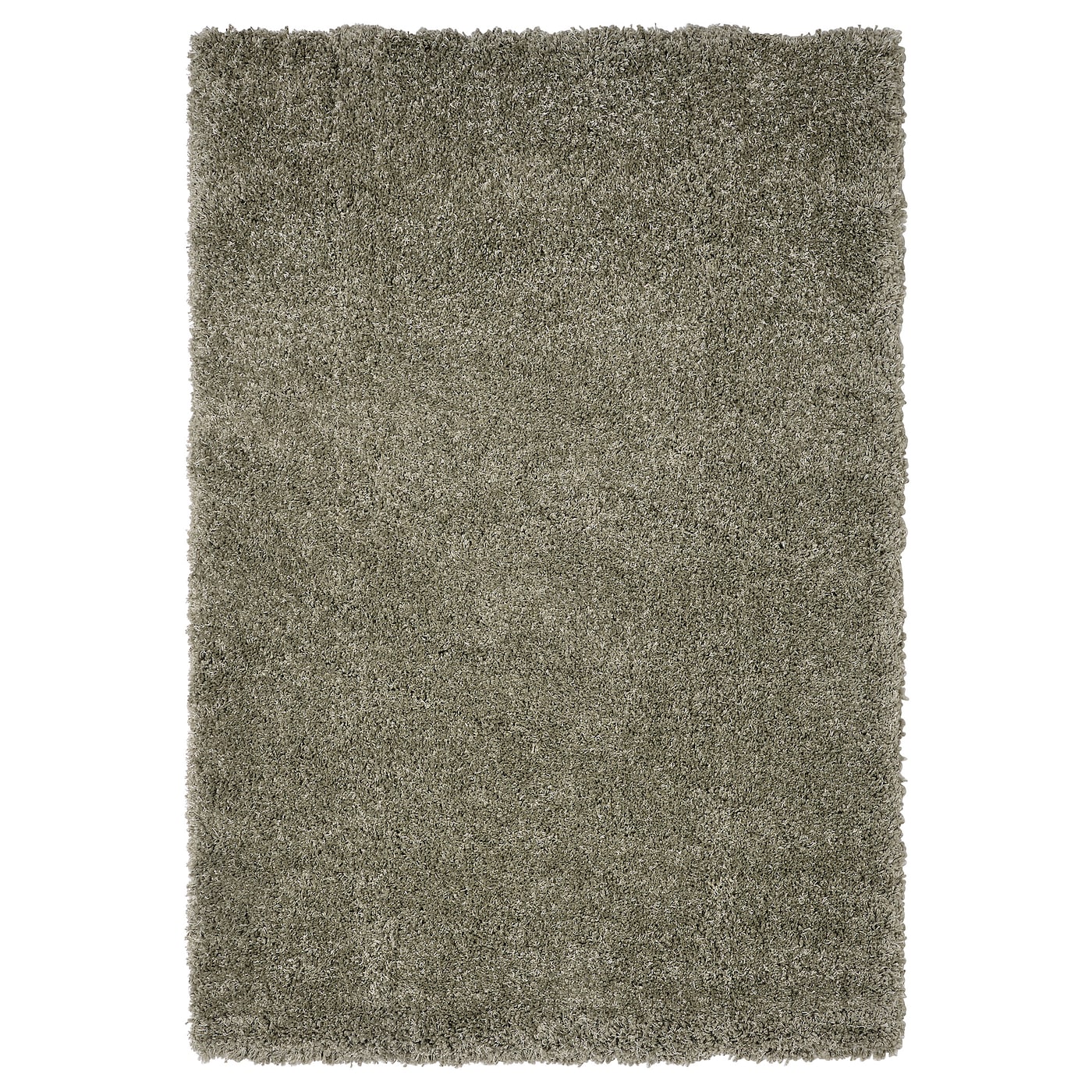 IKEA VOLLERSLEV dywan z długim włosiem, szarozielony, 160x230 cm