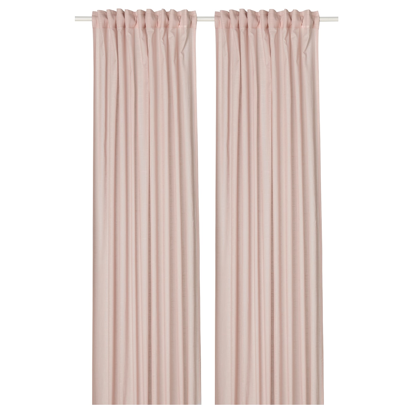 IKEA SILVERLÖNN firanki, 2 szt, różowy/na taśmie, 145x300 cm