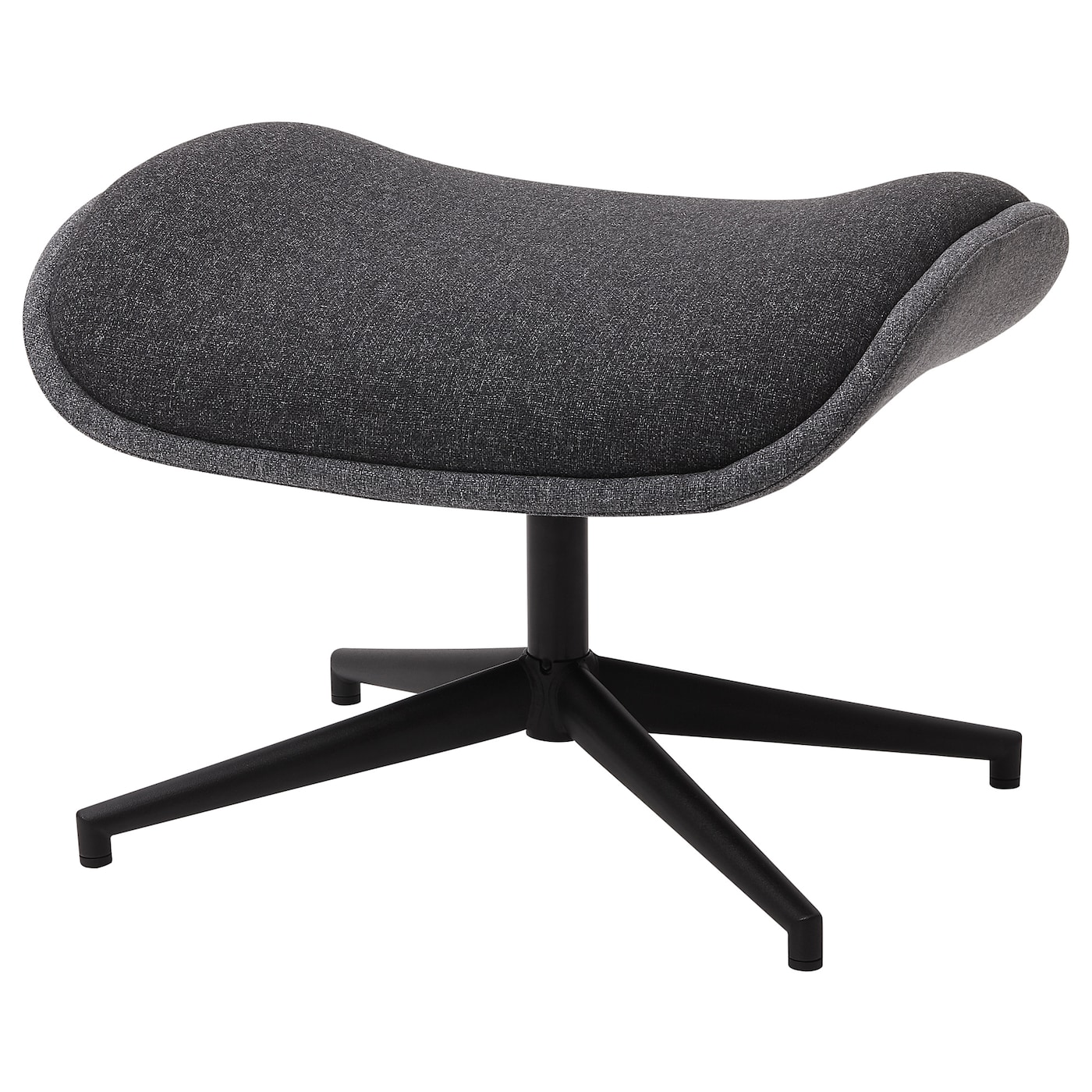 IKEA ÄLEBY podnóżek, Gunnared średnioszary/ciemnoszary, Wysokość: 43 cm