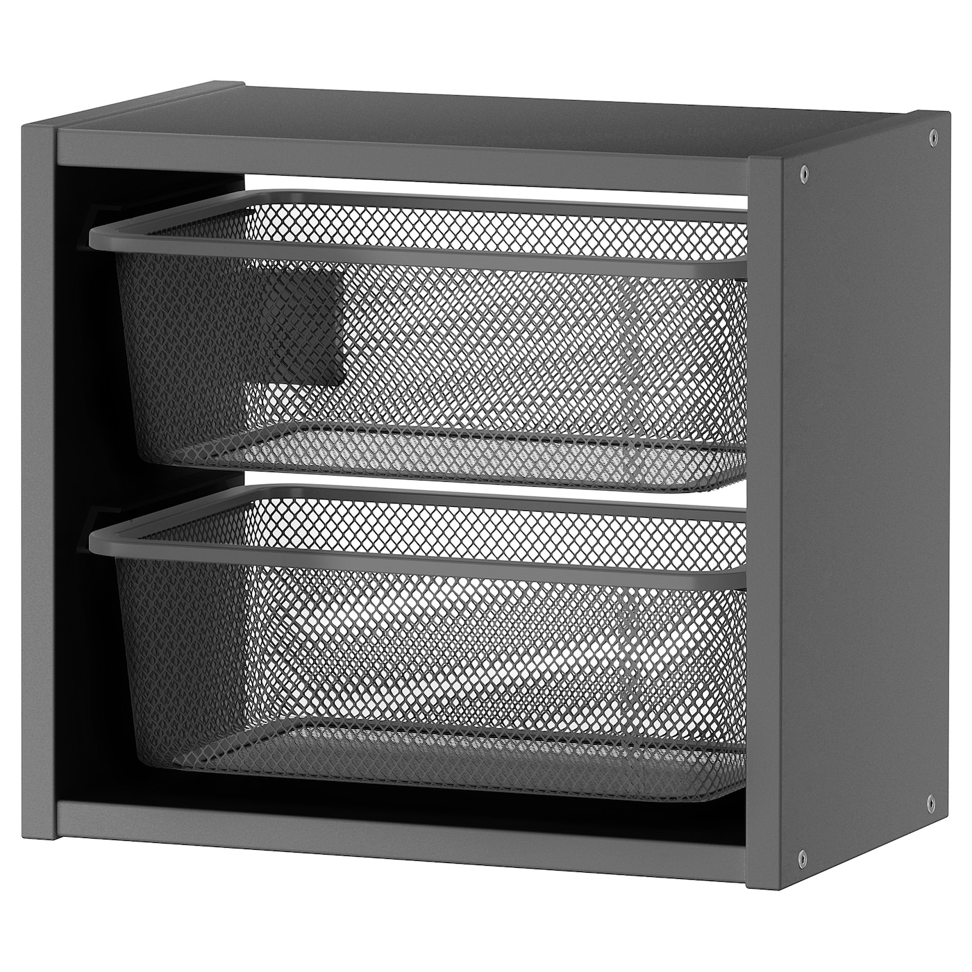 IKEA TROFAST szafka ścienna, szary/ciemnoszary, 34x21x30 cm