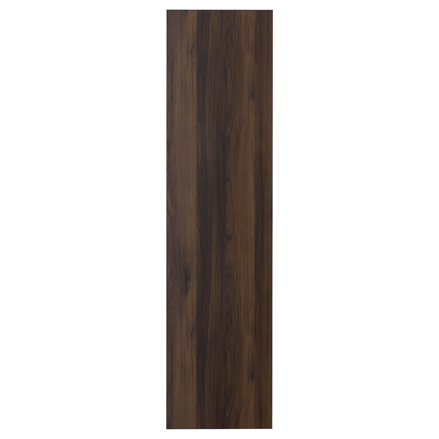 IKEA STORKLINTA drzwi z zawiasami, ciemnobrązowy/imit. dębu, 50x195 cm