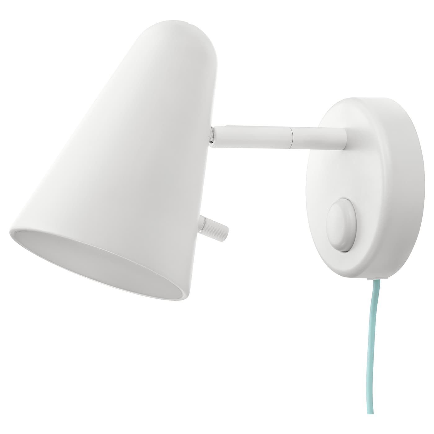 IKEA FUBBLA lampa ścienna LED, biały, Maks.: 3.4 Wat