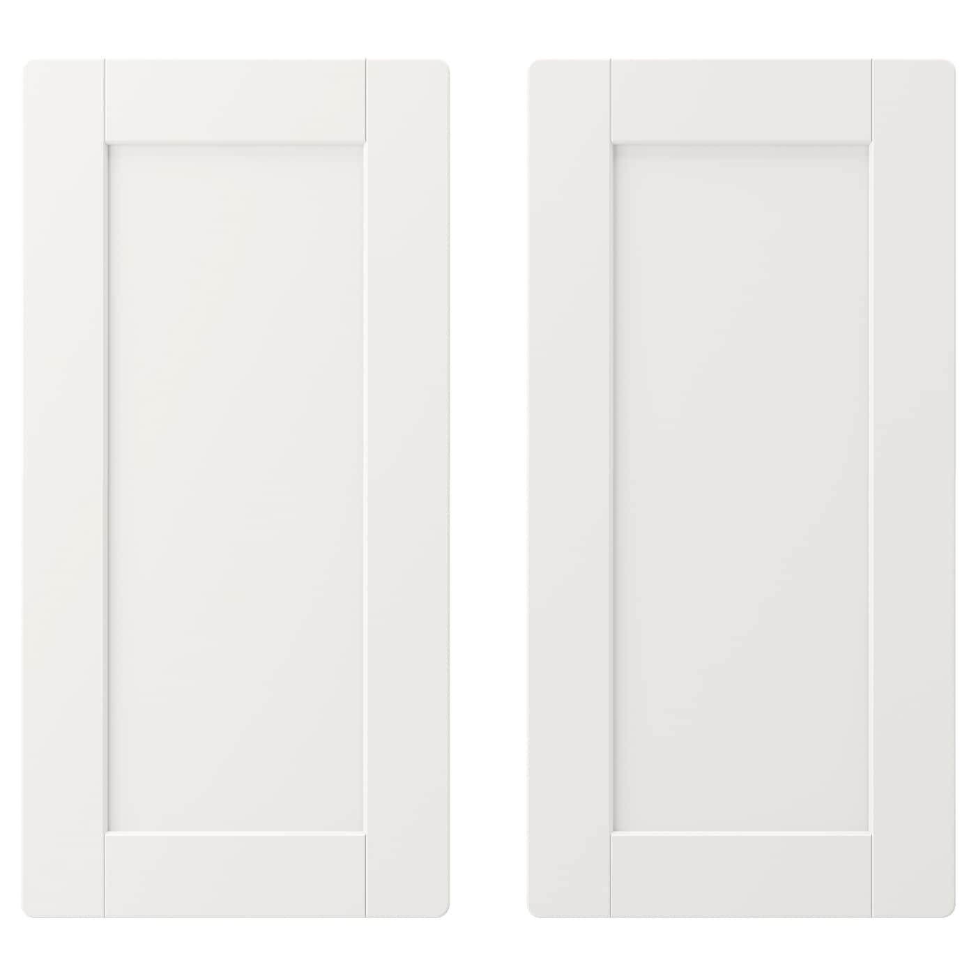 IKEA SMÅSTAD drzwi, biały/biała rama, 30x60 cm