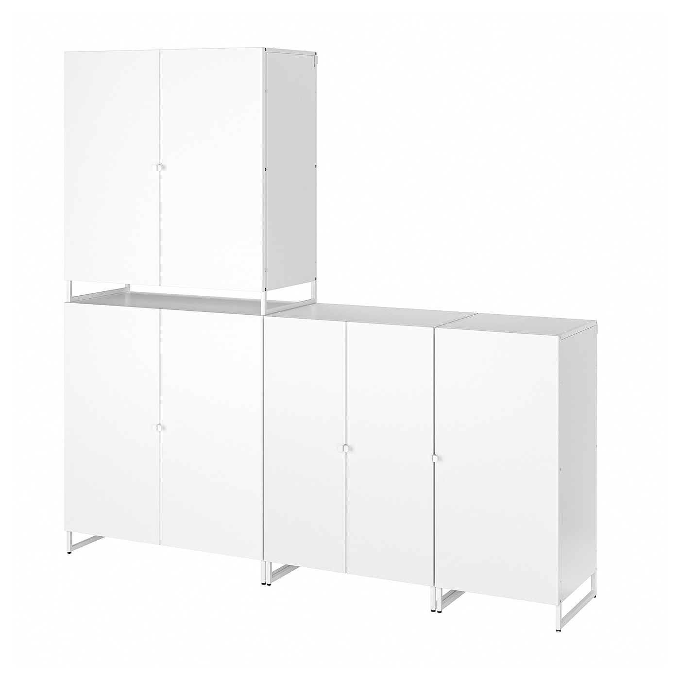 IKEA JOSTEIN regał z drzwiami, do wewnątrz/na zewnątrz/biały, 182x44x180 cm