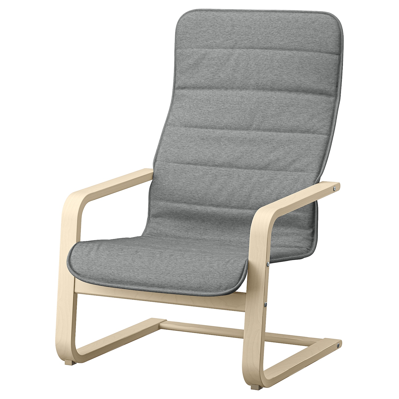 IKEA ÅRSUNDA fotel, Knisa jasnoszary, Głębokość: 72.3 cm