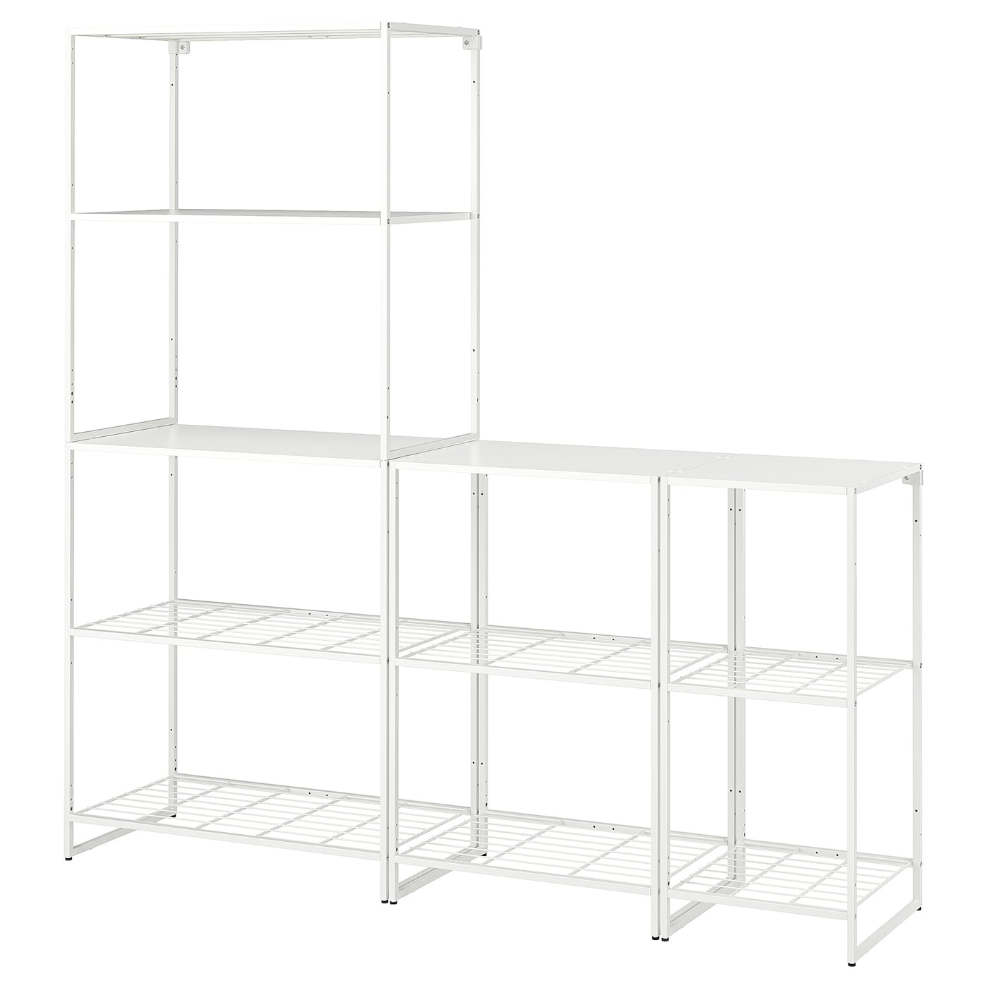 IKEA JOSTEIN regał, do wewnątrz/na zewnątrz/biały, 182x40x180 cm