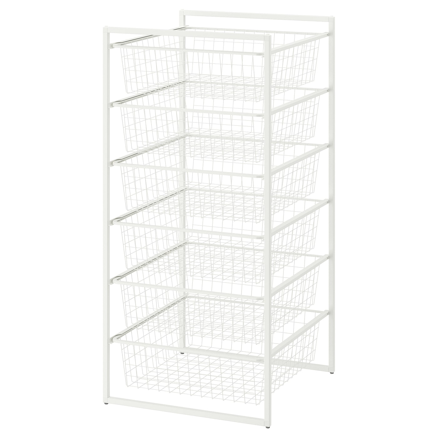 IKEA JONAXEL regał, biały, 50x51x104 cm