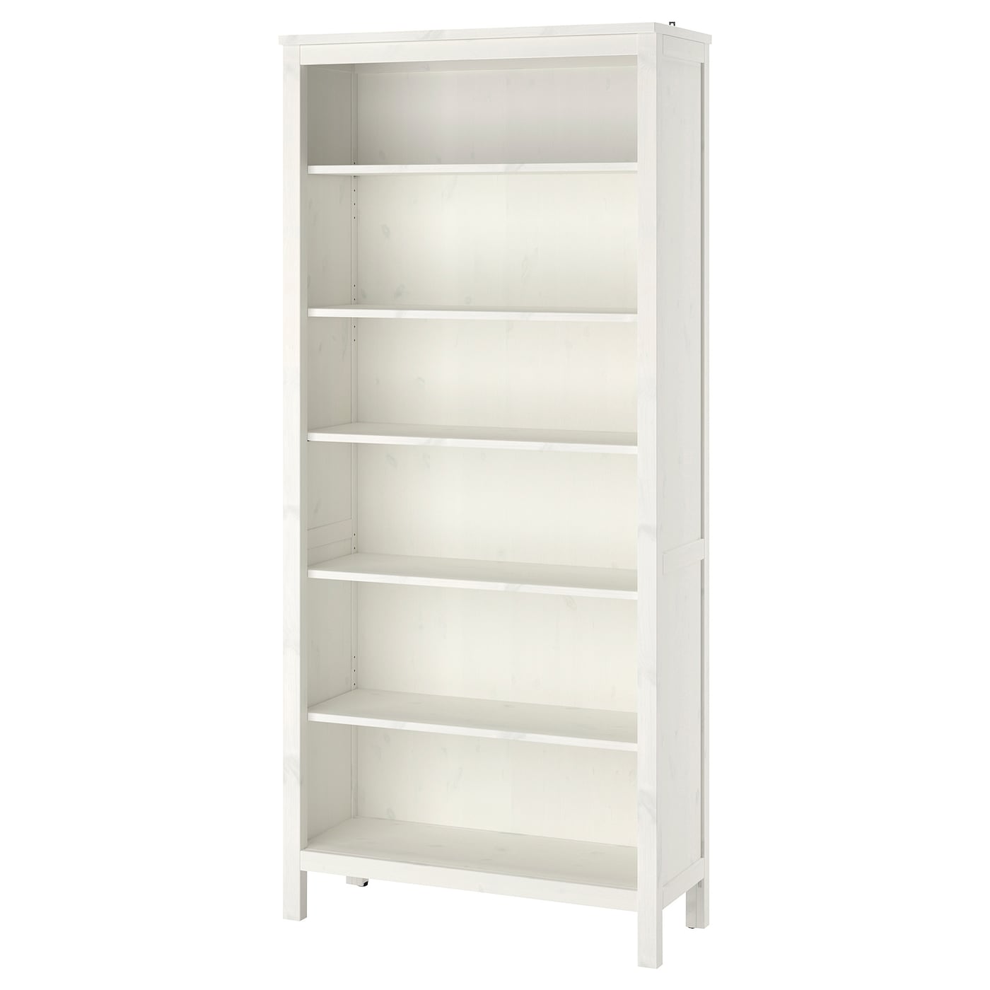 IKEA HEMNES regał, biała bejca, 90x197 cm