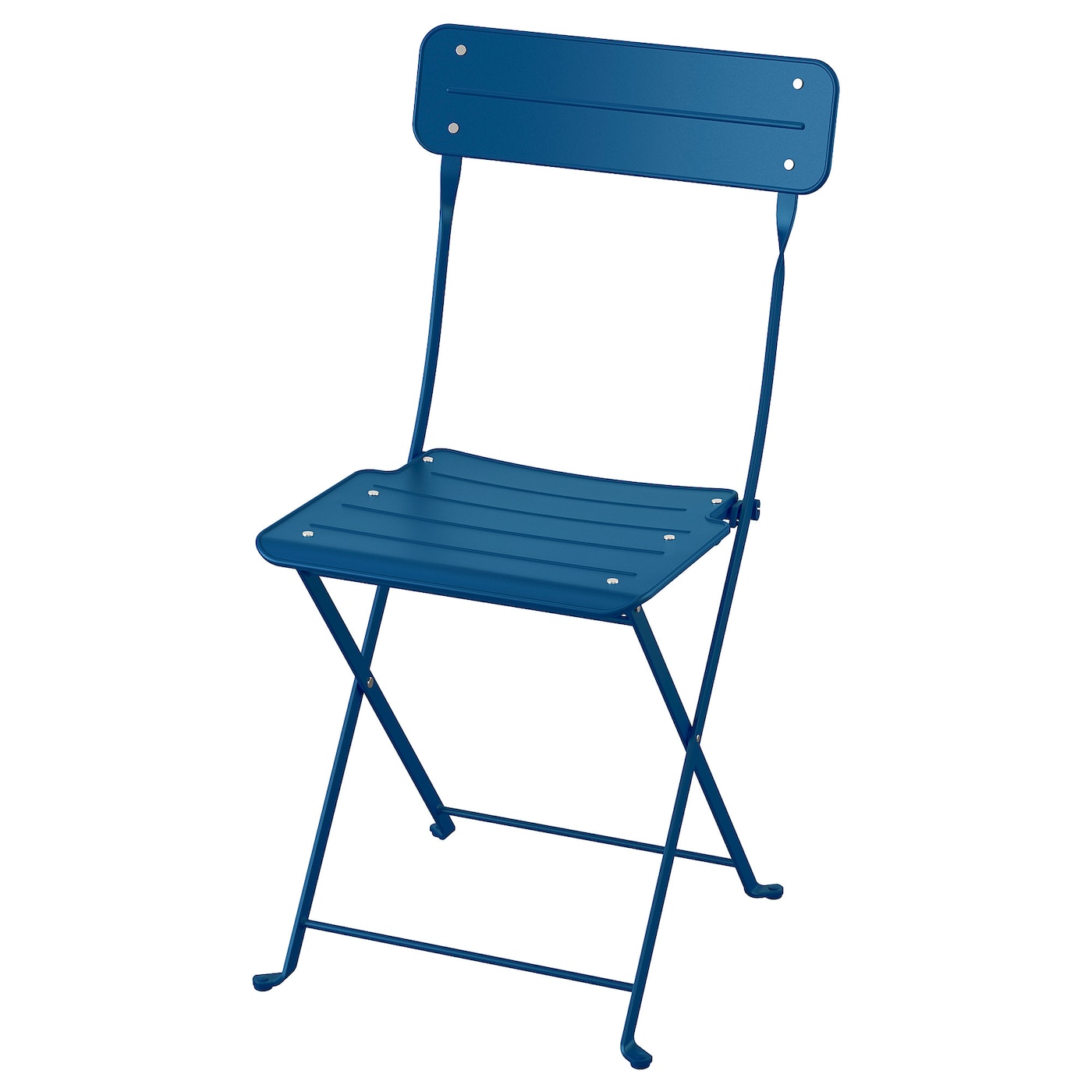 IKEA SUNDSÖ krzesło składane, granatowy zewnętrzne, Głębokość: 46 cm