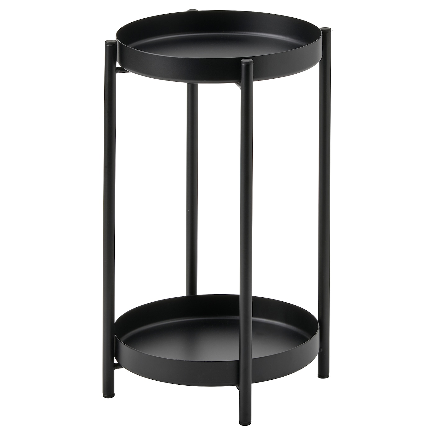 IKEA OLIVBLAD stojak na doniczkę, do wewnątrz/na zewnątrz czarny, 35 cm
