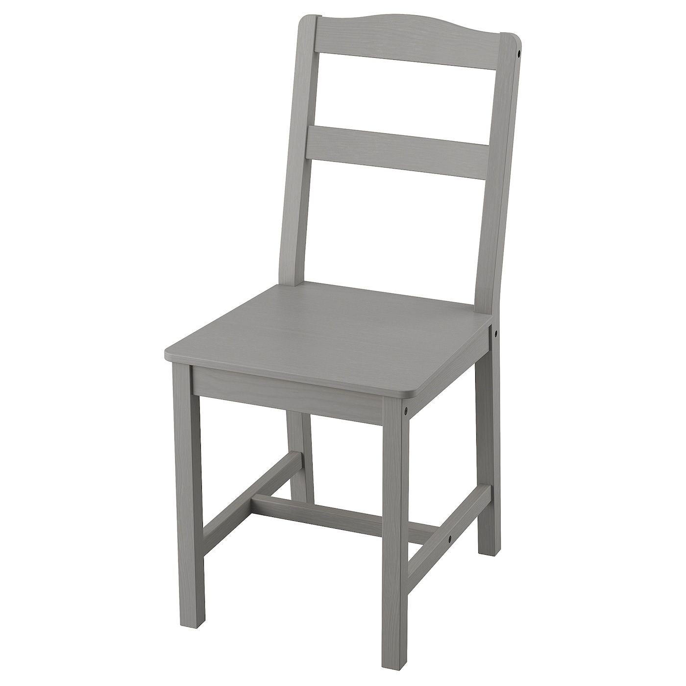 IKEA HAUGA krzesło, szary, Głębokość: 49 cm