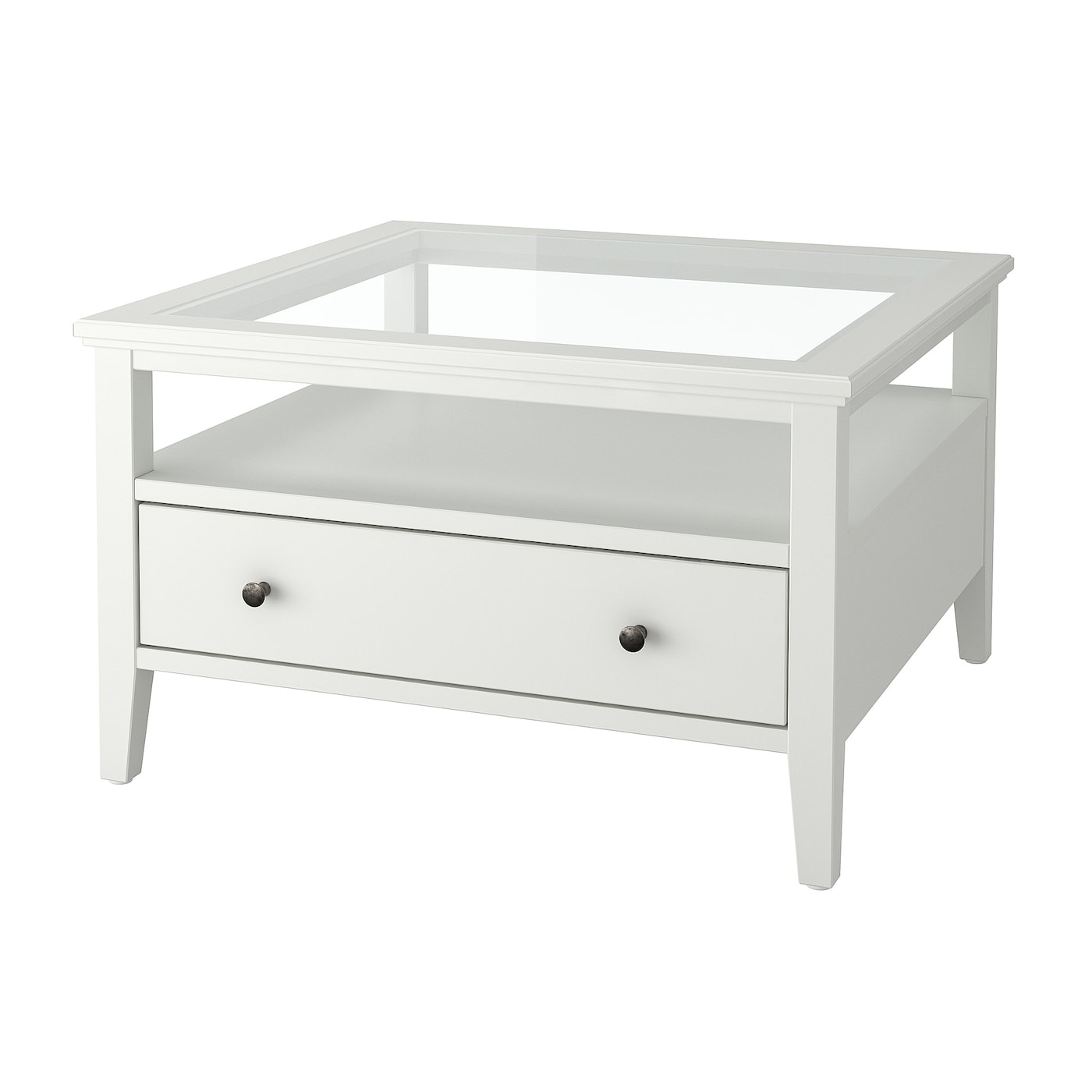 IKEA IDANÄS stolik kawowy, biały, 80x80 cm